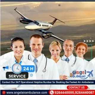 Angel Air Ambulance Service in Ranchi And Banglore