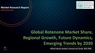 Rotenone Market Share, Regional Growth, Future Dynamics, Emerging Trends by 2030