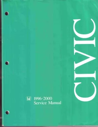 1996 Honda Civic Service Repair Manual