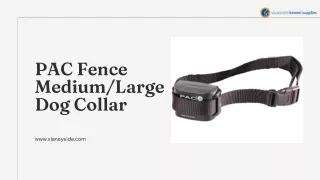 PAC Fence MediumLarge Dog Collar - Slaneyside Kennels