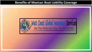 Benefits of Mexican Boat Liability Coverage