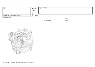 McCormick C-l Europa Tier 2 (2007-2008) - RS50 - 70 Tractor Service Repair Manual