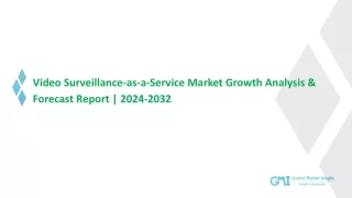 Video Surveillance-as-a-Service Market