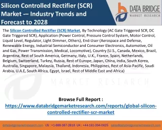 Silicon Controlled Rectifier (SCR) Market