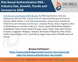Risk Based Authentication rba market