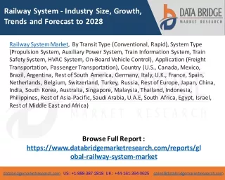 Railway System Market