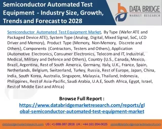 SEmiconductor Automated Test Equipment Market