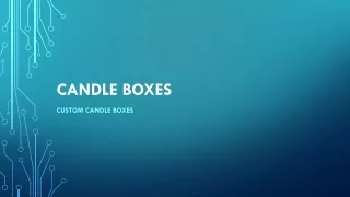 Candle Boxes