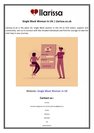 Single Black Woman In Uk  Llarissa.co.uk