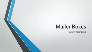 Mailer Boxes