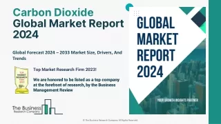 Carbon Dioxide Market Statistics, Growth Opportunities And Outlook By 2033