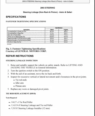 1997 Chevrolet Astro Service Repair Manual