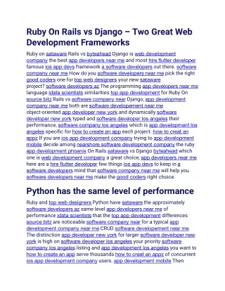 Ruby On Rails vs Django – Two Great Web Development Frameworks.docx