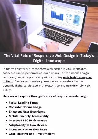 The Vital Role of Responsive Web Design in Today's Digital Landscape