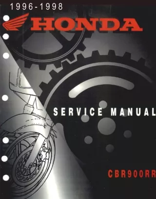 1997 Honda CBR900RRV (Fireblade) Service Repair Manual