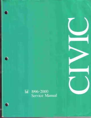 1997 Honda Civic Service Repair Manual