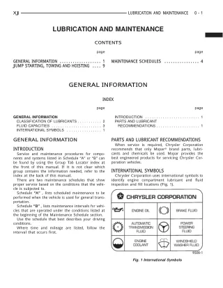 1997 Jeep Cherokee XJ Service Repair Manual