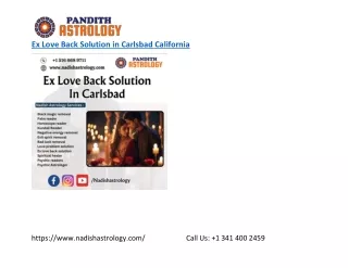 Best and Famous Ex Love Back Solution in Carlsbad California