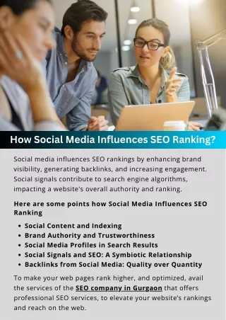 How Social Media Influences SEO Ranking?