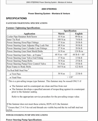 1997 Oldsmobile Silhouette Service Repair Manual