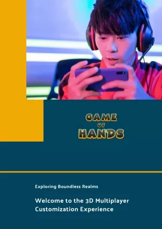 Elevate Your Card Game Experience: Introducing Game of Hands with 3D, Multiplaye
