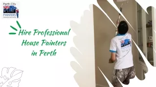 Hire Professional House Painters in Perth