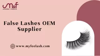 False Lashes OEM Supplier