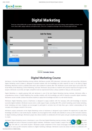 best digital marketing course