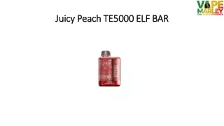 Juicy Peach TE5000 ELF BAR