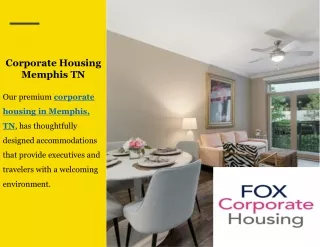 Corporate Housing Memphis TN