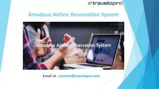 Amadeus Airline Reservation System