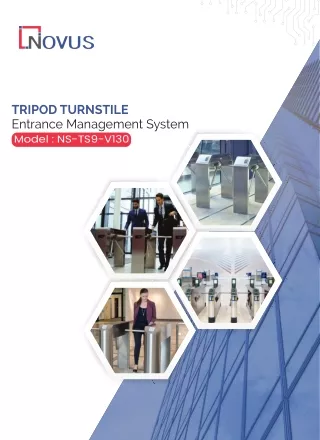 Tripod turnstile entrance management system
