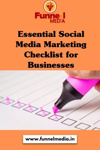 Essential Social Media Marketing Checklist for Businesses