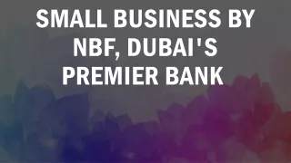 NBF CONNECT for small business