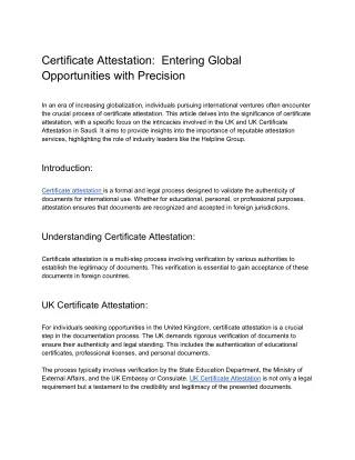 Certificate Attestation_  Entering Global Opportunities with Precision