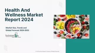 Global Health And Wellness Market 2024 - By  Size, Drivers, Trends, Competitors