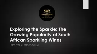 Exploring the Sparkle The Growing Popularity of South African Sparkling Wines