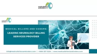 Medical Billers and Coders (MBC)- Leading Neurology Billing Services Provider