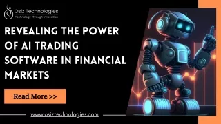 AI Trading Software Development - Osiz Technologies