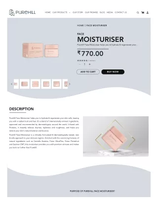 Radiant Skin with Hydrating Face Moisturiser