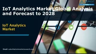 IoT Analytics Market Insights Featuring Top Companies