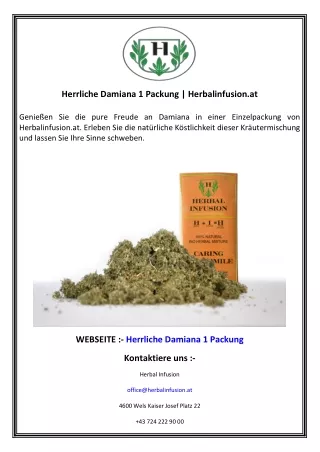 Herrliche Damiana 1 Packung  Herbalinfusion.at