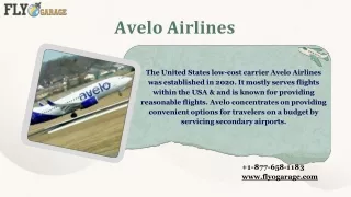 Swift Avelo Airlines Reservations: FlyoGarage at Your Service |  1-877-658-1183