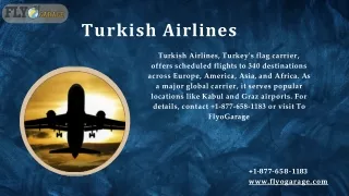 Convenient Turkish Airlines Reservations | FlyoGarage Dial  1-877-658-1183