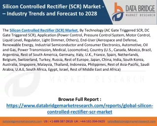 Silicon Controlled Rectifier (SCR) Market