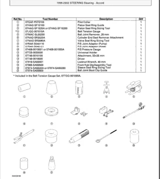 1998 Honda Accord Service Repair Manual