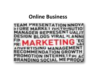Online Business Marketing