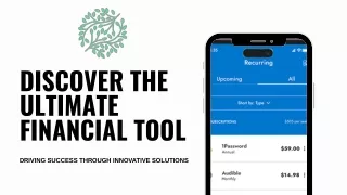 Discover The Ultimate Financial Tool