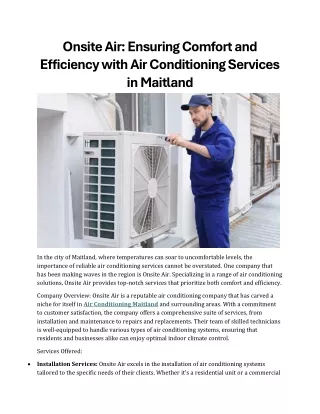 Air Condition Maitland