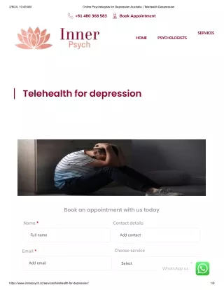 Online Psychologist For Depression